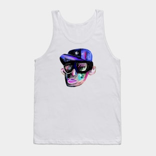 Abstract face Tank Top